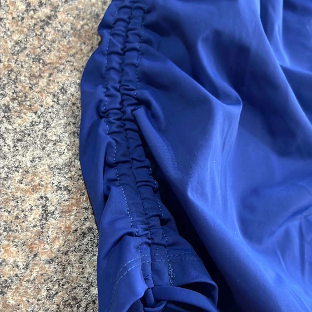 Assets By Spanx Blue One Piece Swimsuit with Sweetheart Neckline size Small - Picture 2 of 9
